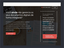 Tablet Screenshot of digitaldoc.com.br